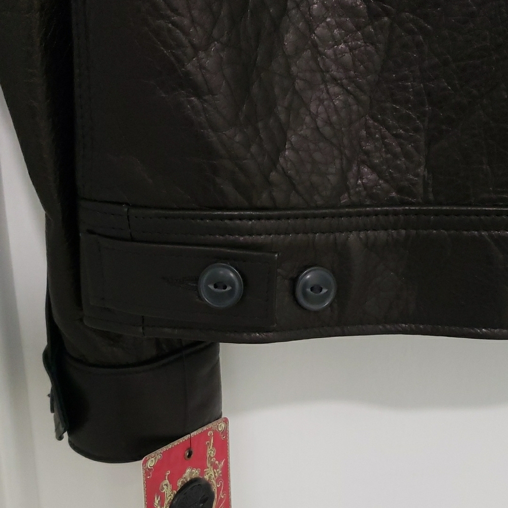 Schott NYC Perfecto Men's Leather Delivery Jacket, New With Original Tags. - Picture 11 of 11